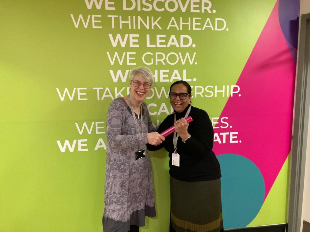 Alison Hopkins passing the baton to Alpana Malde, new CEO of Accelerate